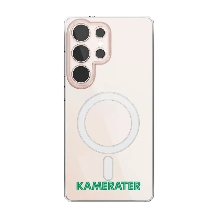 Phonecases3D Samsung Galaxy S25 Ultra HamKam Clear case (MagSafe) -mobilcover, hvid billede 1