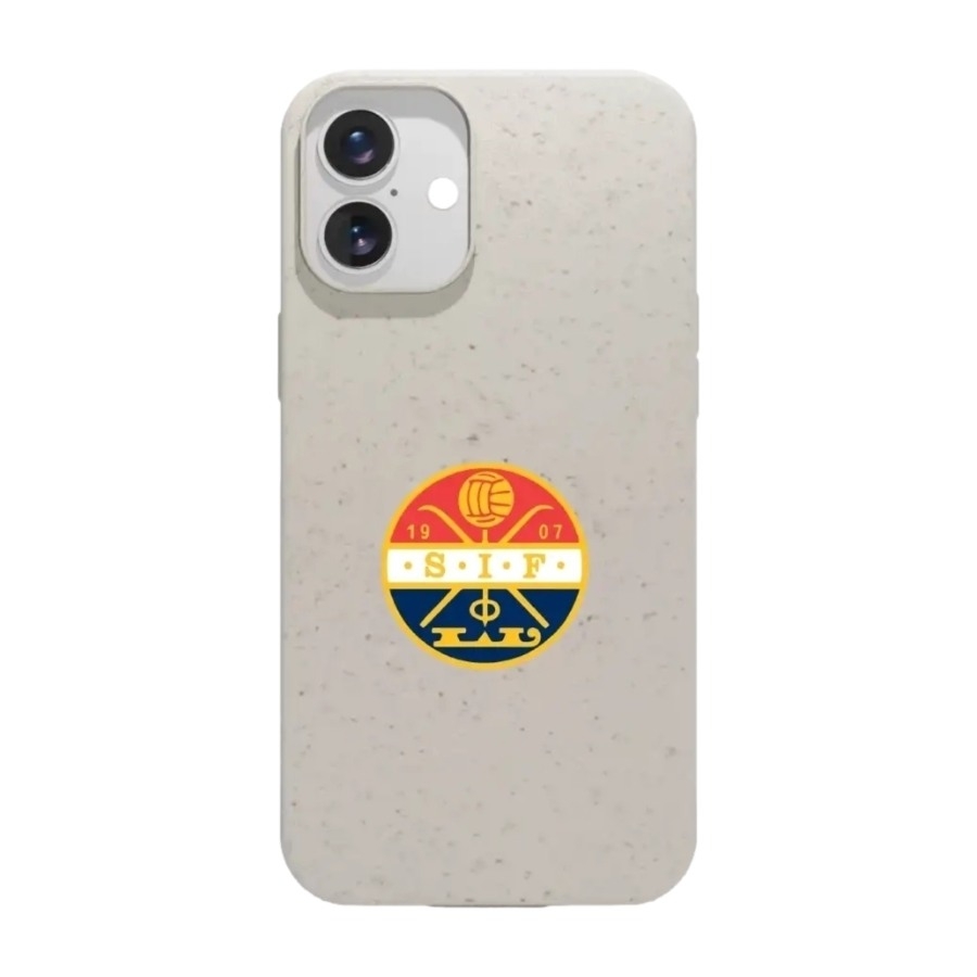 Phonecases3D iPhone 16 Plus Strømsgodset komposterbart cover, hvid billede 1