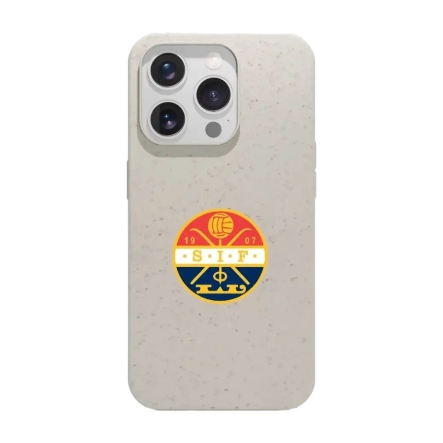 Phonecases3D iPhone 16 Pro Strømsgodset komposterbart cover, hvid billede 1