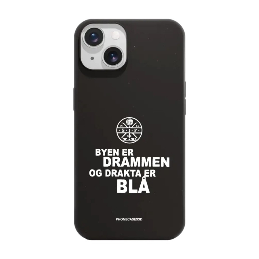 Phonecases3D iPhone 14 Strømsgodset komposterbart cover, sort billede 1