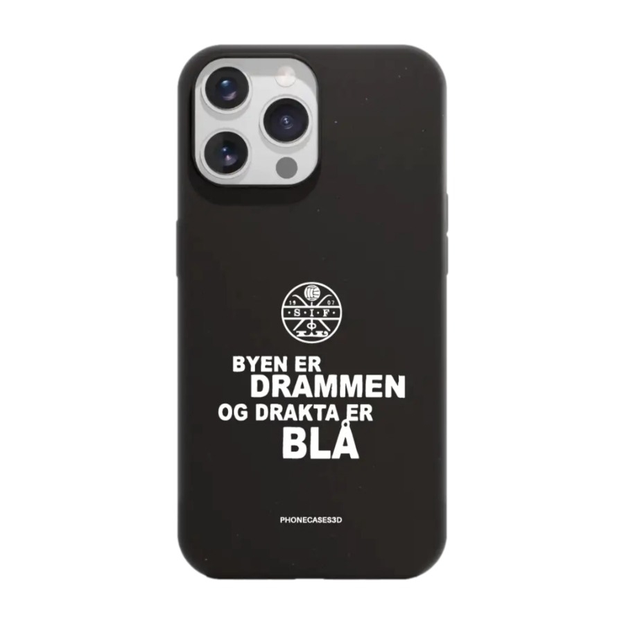 Phonecases3D iPhone 14 Pro Strømsgodset komposterbart cover, sort billede 1