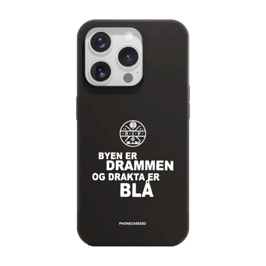 Phonecases3D iPhone 16 Pro Strømsgodset komposterbart cover, sort billede 1