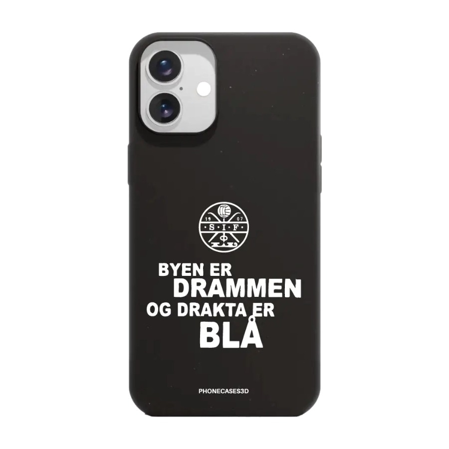 Phonecases3D iPhone 16 Plus Strømsgodset komposterbart cover, sort billede 1