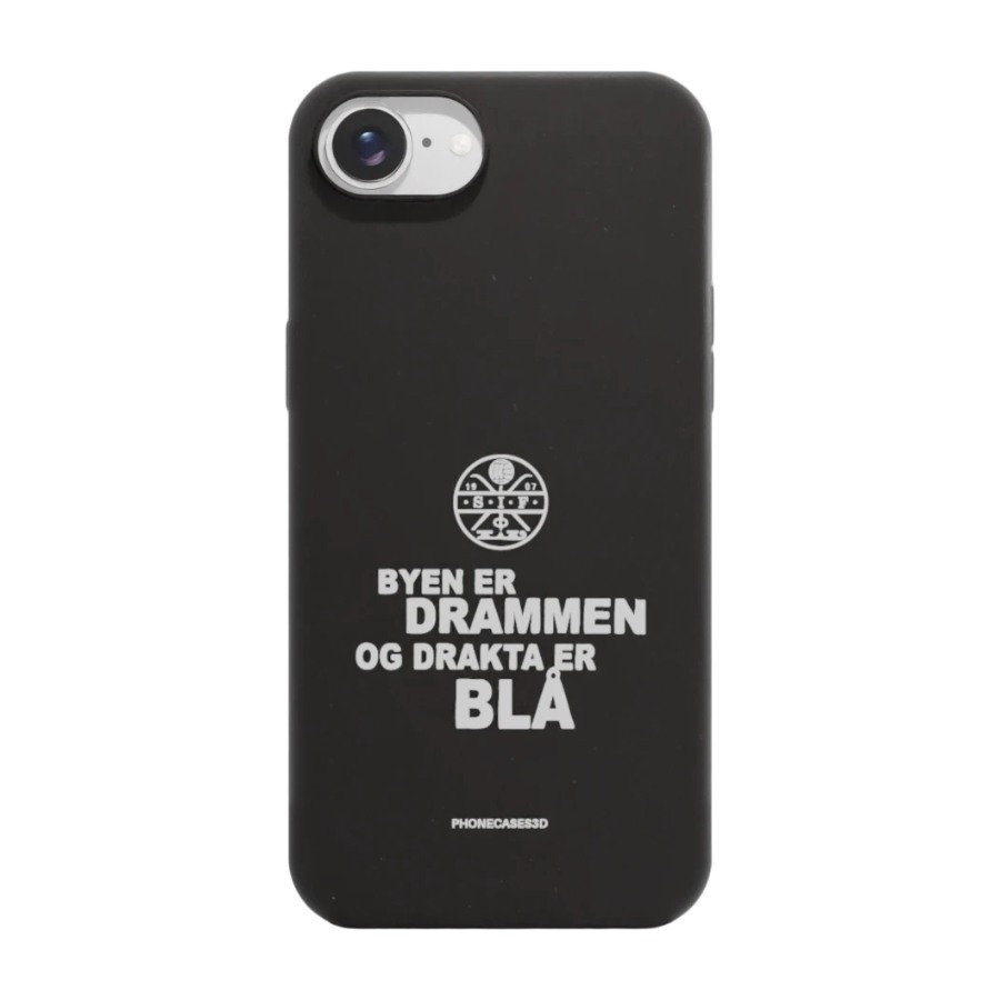 Phonecases3D iPhone 17e/16e Strømsgodset komposterbart cover, sort billede 1