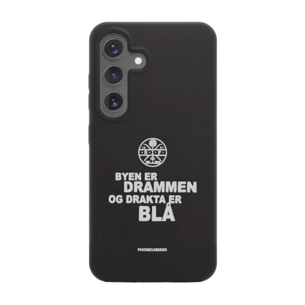 Phonecases3D Samsung Galaxy S25 Strømsgodset komposterbart cover, sort billede 1