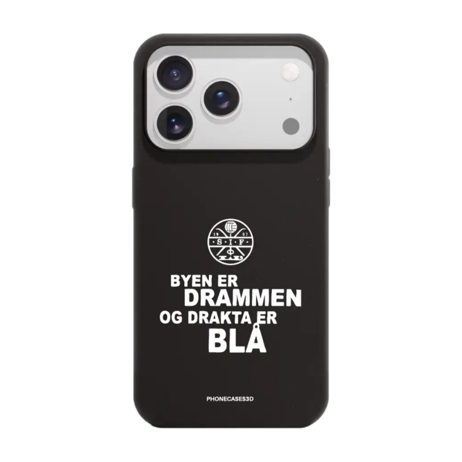 Phonecases3D iPhone 17 Pro Strømsgodset komposterbart cover, sort billede 1