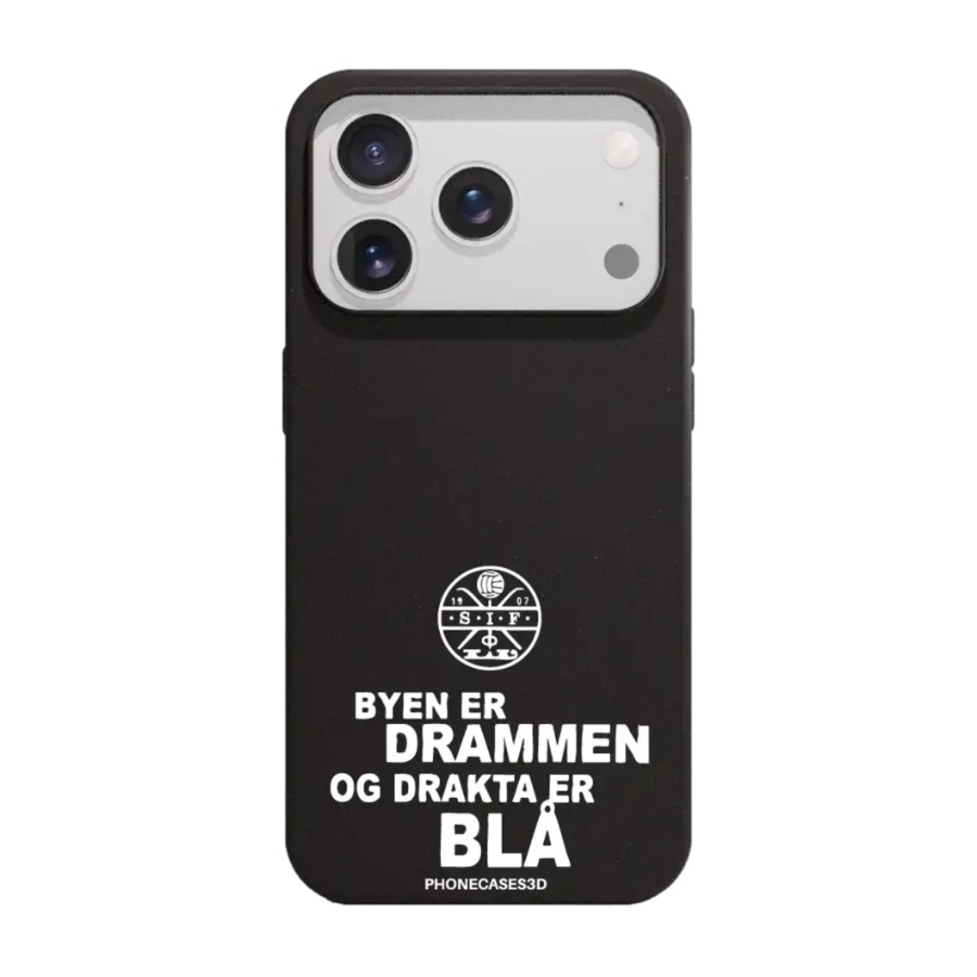 Phonecases3D iPhone 17 Pro Max Strømsgodset komposterbart cover, sort billede 1