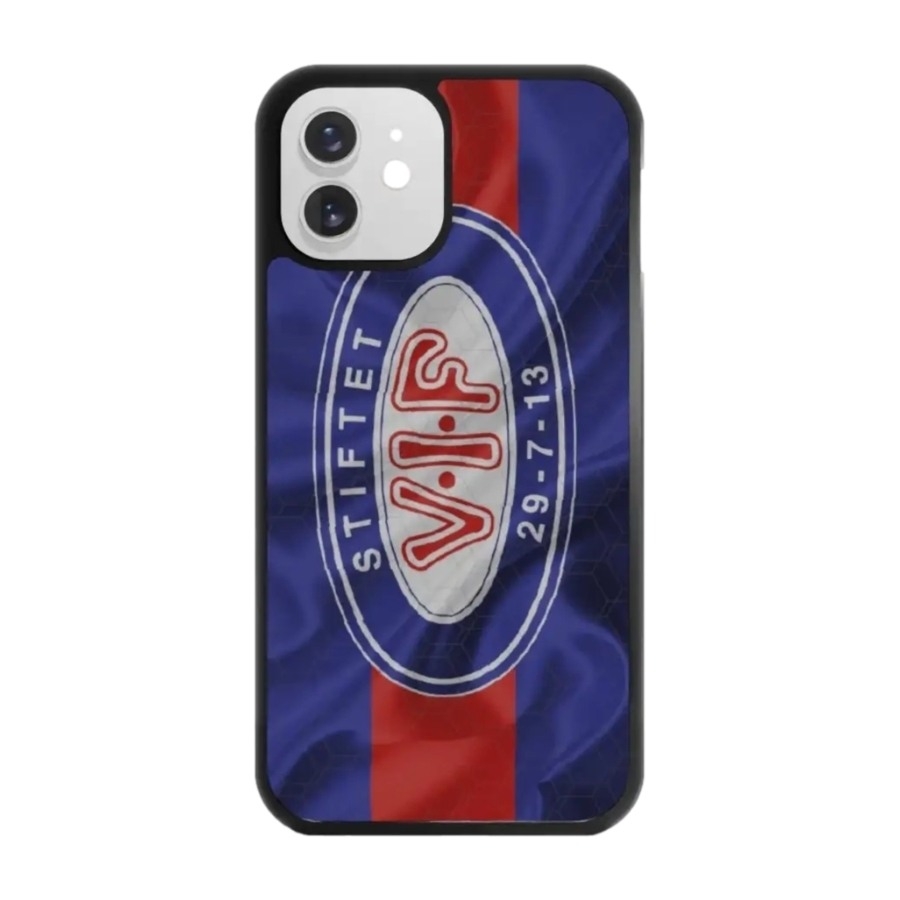 Phonecases3D iPhone 12 VIF 3D mobilcover, sort billede 1