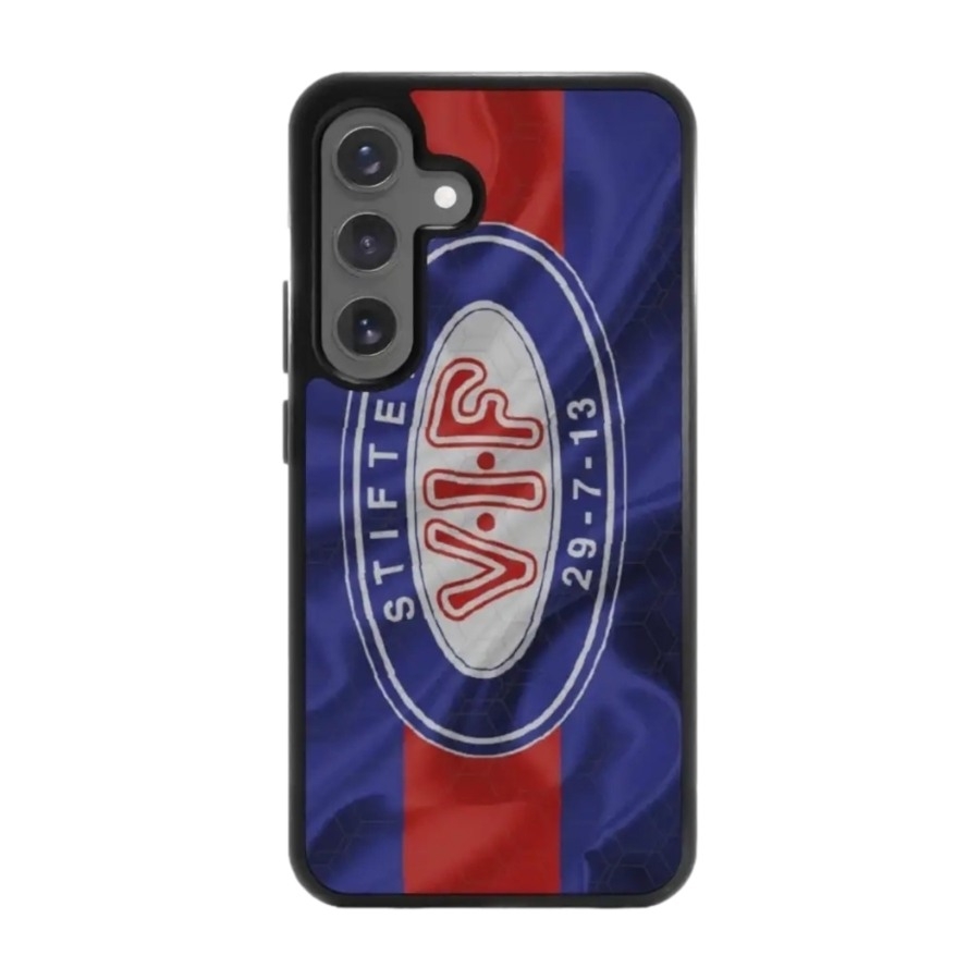 Phonecases3D Samsung Galaxy S25 VIF 3D mobilcover, sort billede 1