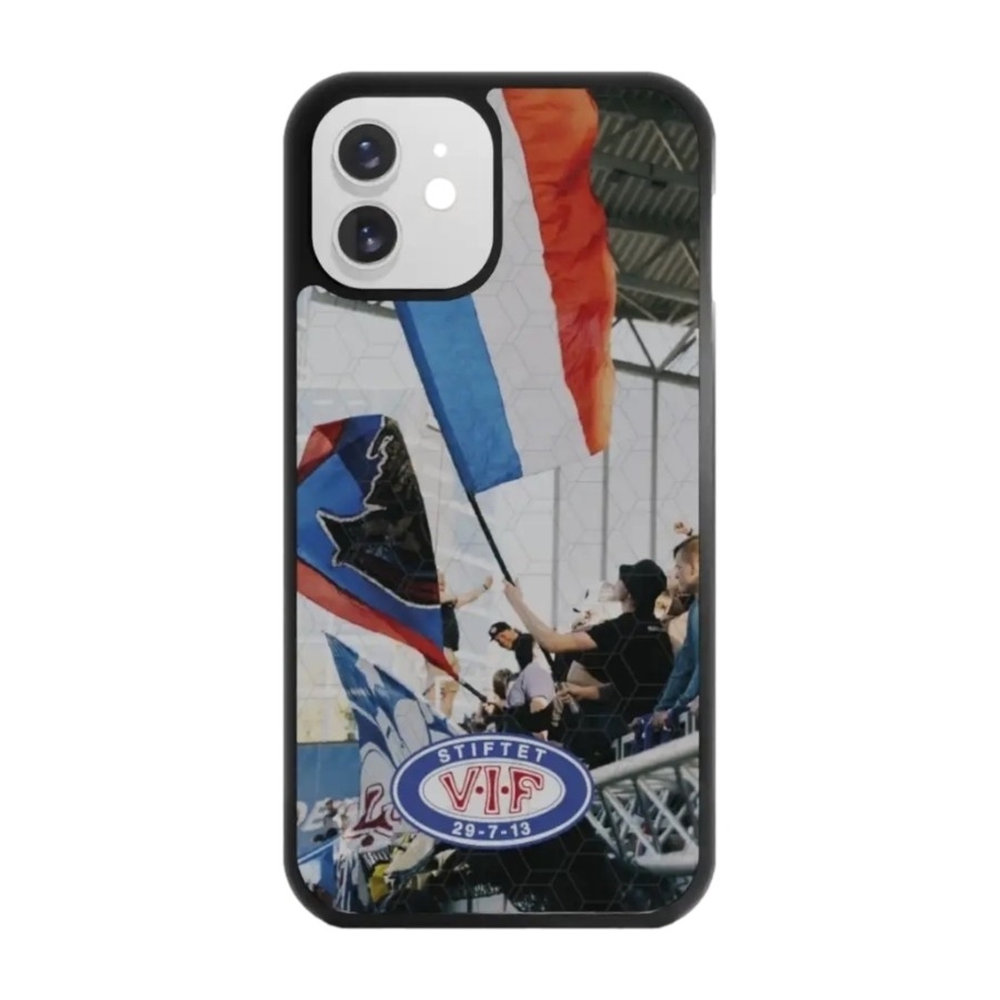 Phonecases3D iPhone 12 VIF 3D mobilcover, sort billede 1