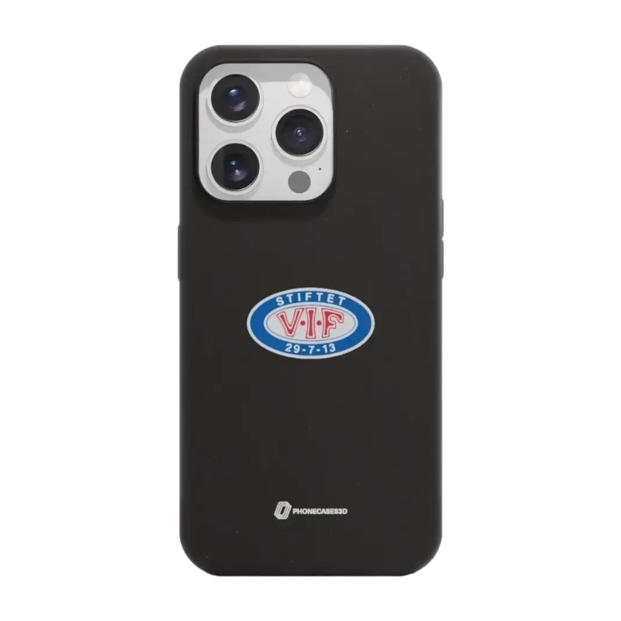Phonecases3D iPhone 15 Pro VIF komposterbart cover, sort billede 1