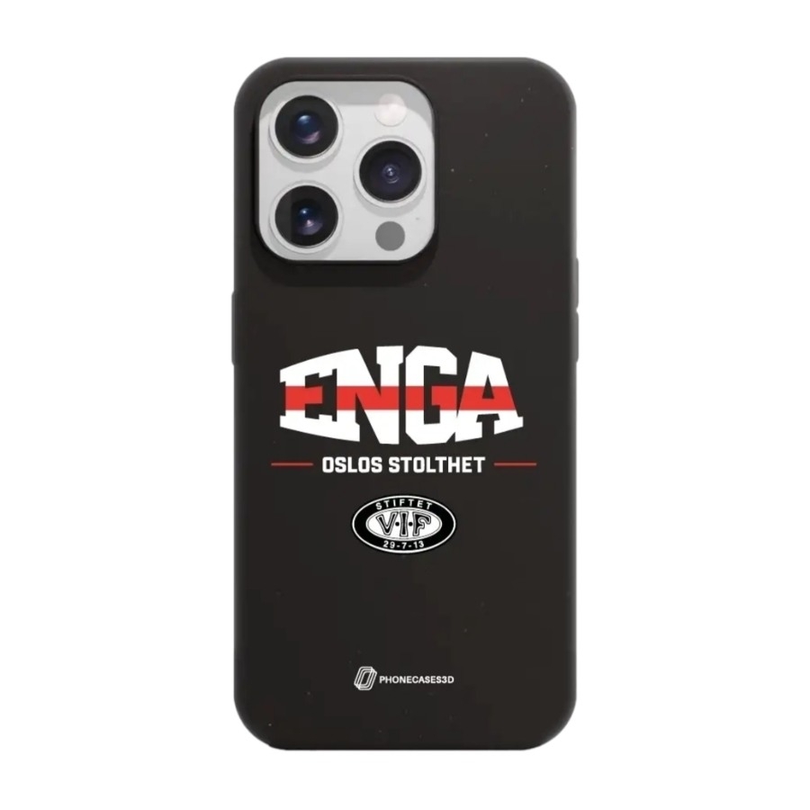 Phonecases3D iPhone 15 Pro VIF komposterbart cover, sort billede 1
