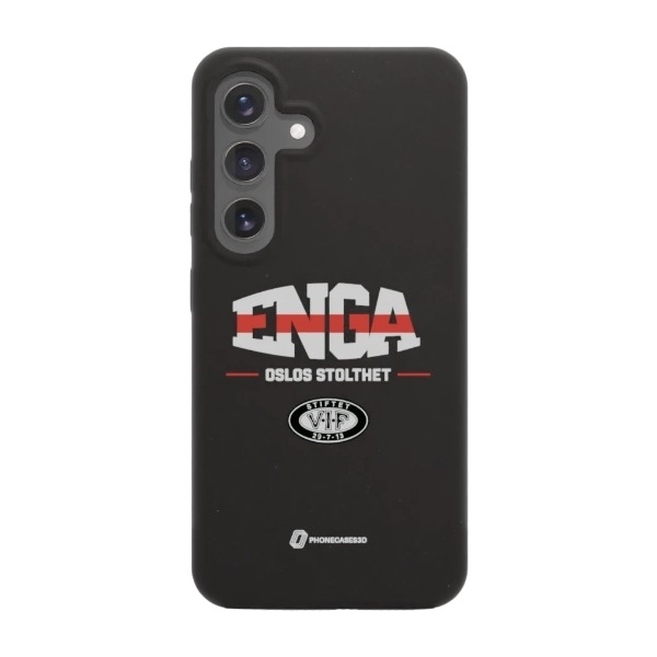 Phonecases3D Samsung Galaxy S25 VIF komposterbart cover, sort billede 1