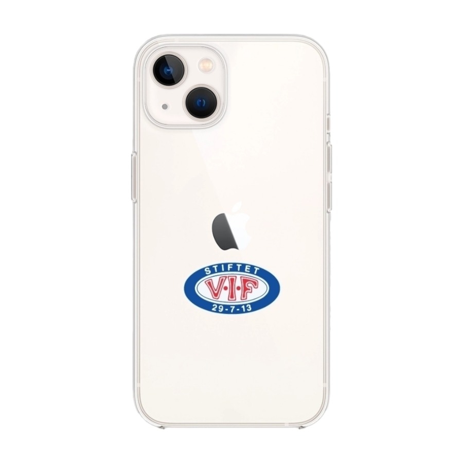 Phonecases3D iPhone 14 VIF Clear case -mobilcover, hvid billede 1