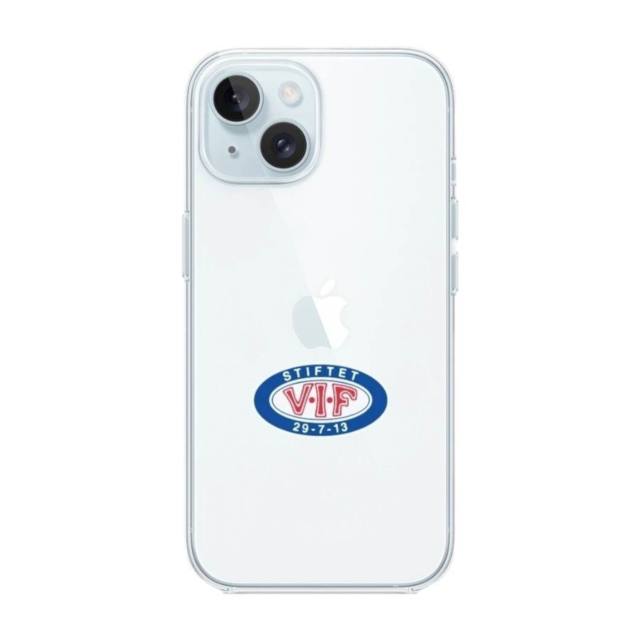 Phonecases3D iPhone 15 VIF Clear case -mobilcover, hvid billede 1
