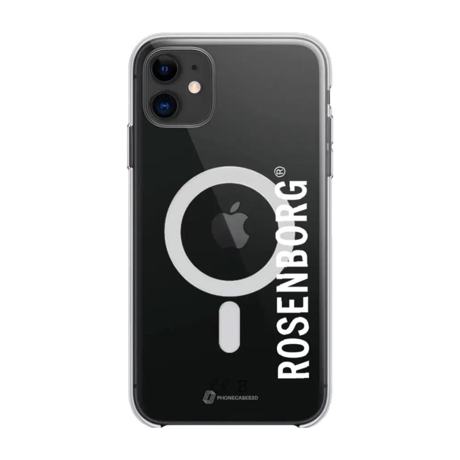 Phonecases3D iPhone 11 RBK Clear case (MagSafe) -mobilcover, sort billede 1