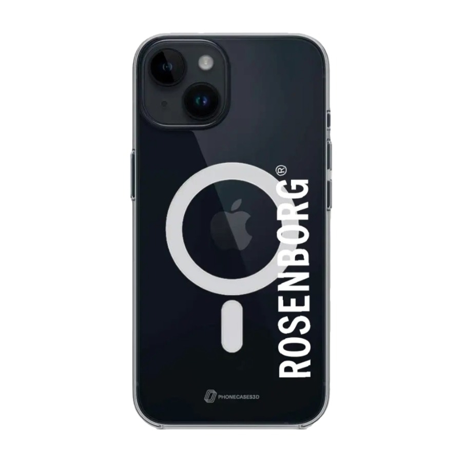 Phonecases3D iPhone 14 RBK Clear case (MagSafe) -mobilcover, sort billede 1