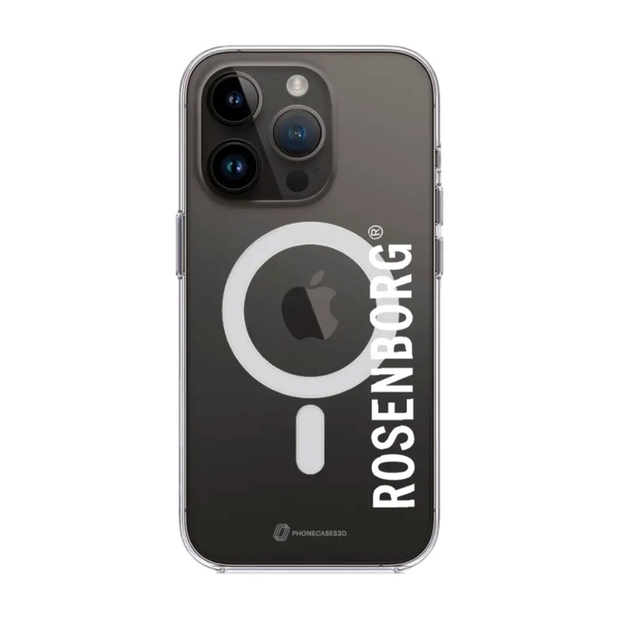 Phonecases3D iPhone 14 Pro RBK Clear case (MagSafe) -mobilcover, sort billede 1