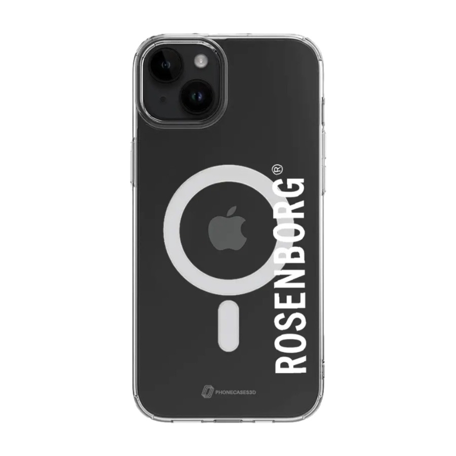 Phonecases3D iPhone 15 RBK Clear case (MagSafe) -mobilcover, sort billede 1