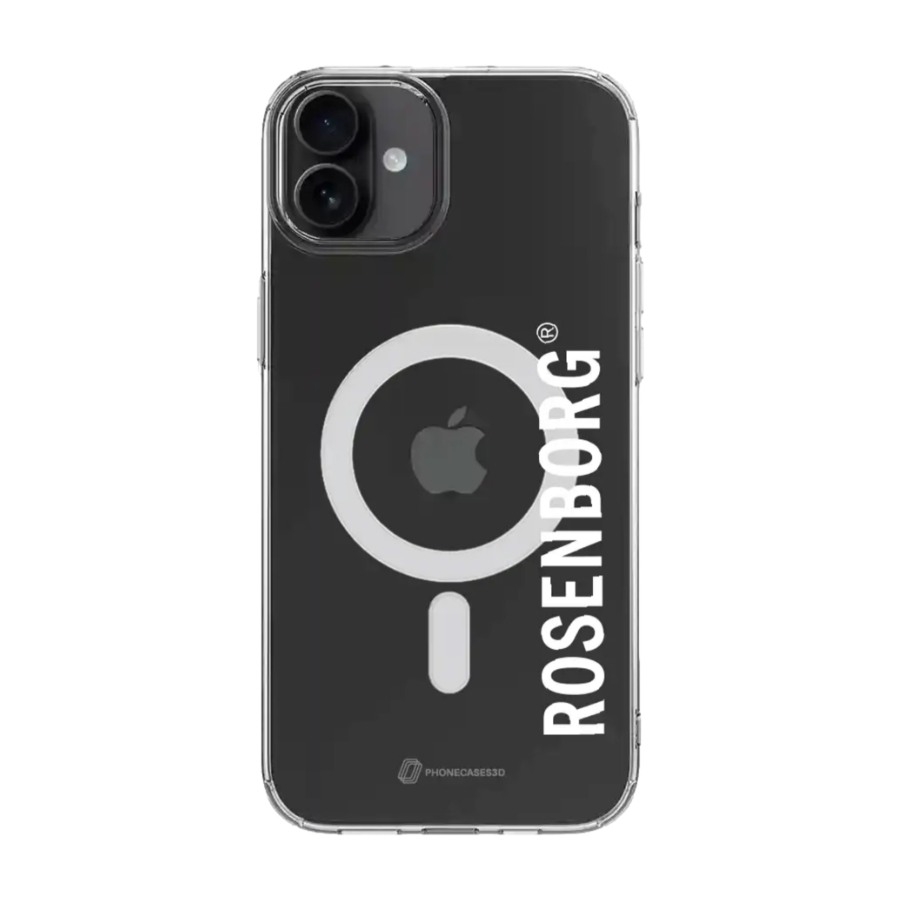 Phonecases3D iPhone 16 RBK Clear case (MagSafe) -mobilcover, sort billede 1