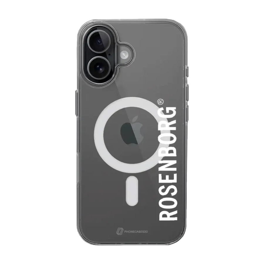 Phonecases3D iPhone 17 RBK Clear case (MagSafe) -mobilcover, sort billede 1