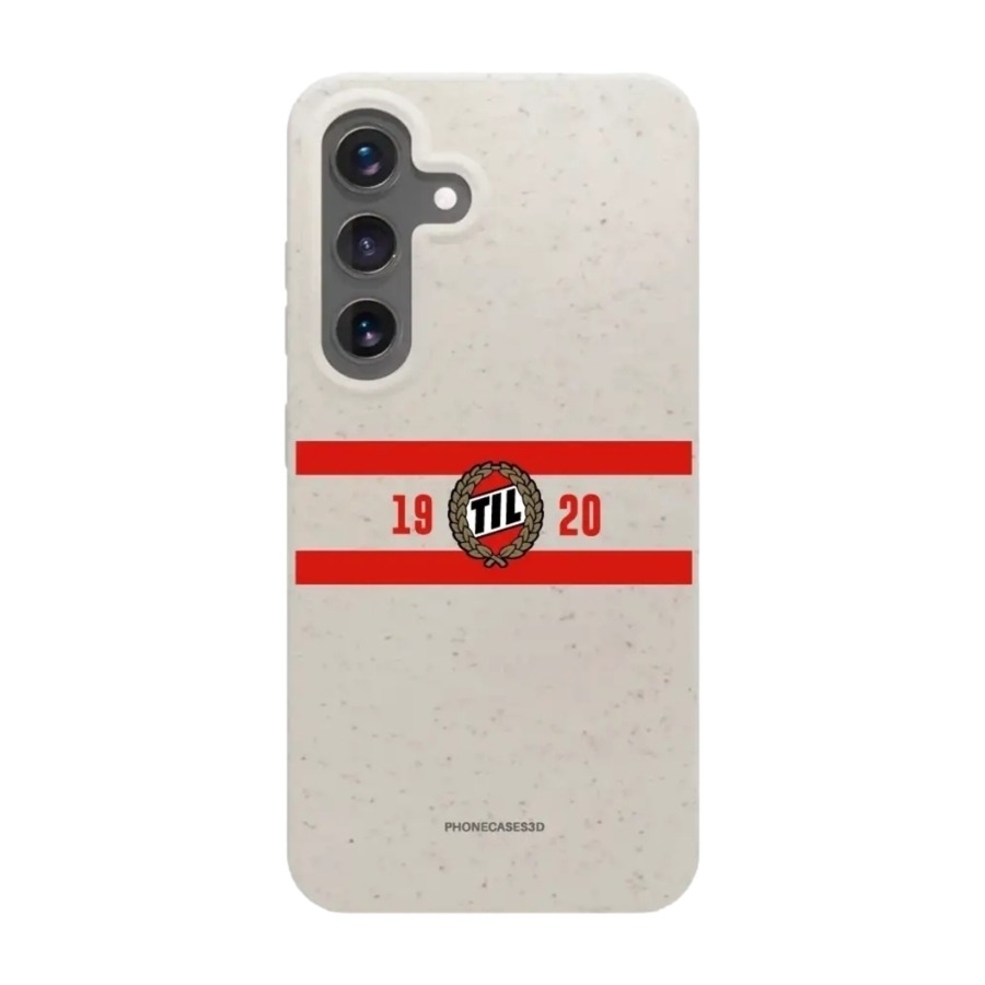 Phonecases3D Samsung Galaxy S25 Tromsø IL komposterbart cover, hvid billede 1