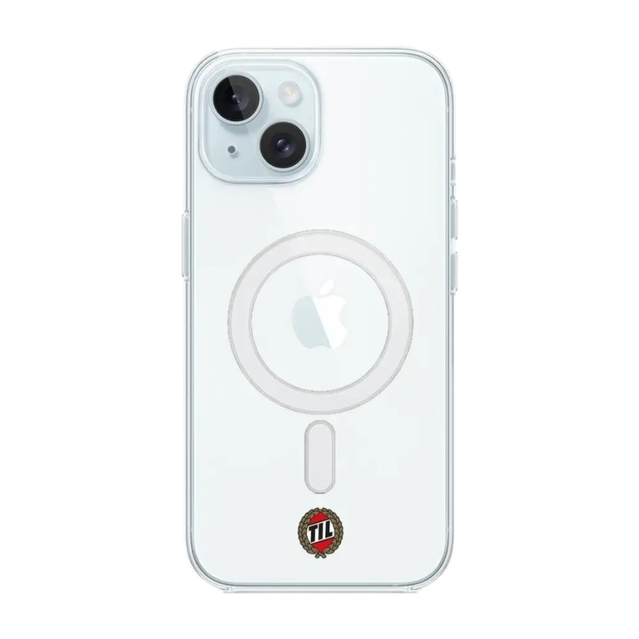 Phonecases3D iPhone 15 Tromsø IL Clear case (MagSafe) -mobilcover, hvid billede 1