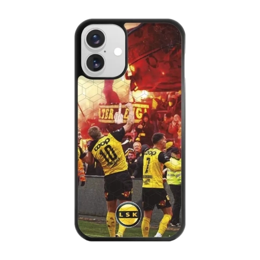 Phonecases3D iPhone 16 Plus Lillestrøm SK 3D mobilcover, sort billede 1