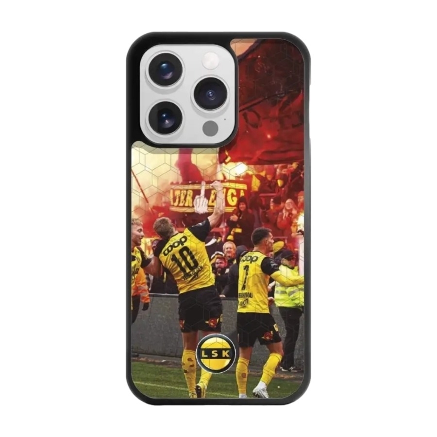 Phonecases3D iPhone 16 Pro Lillestrøm SK 3D mobilcover, sort billede 1