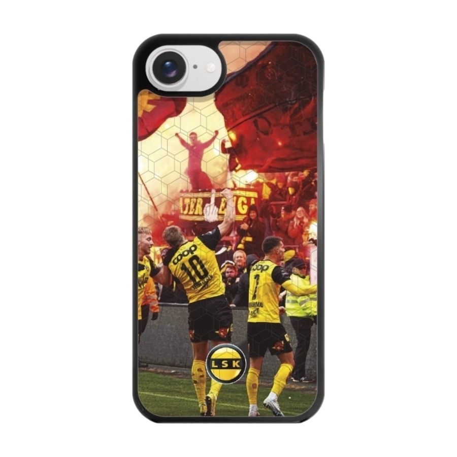 Phonecases3D iPhone 17e/16e Lillestrøm SK 3D mobilcover, sort billede 1