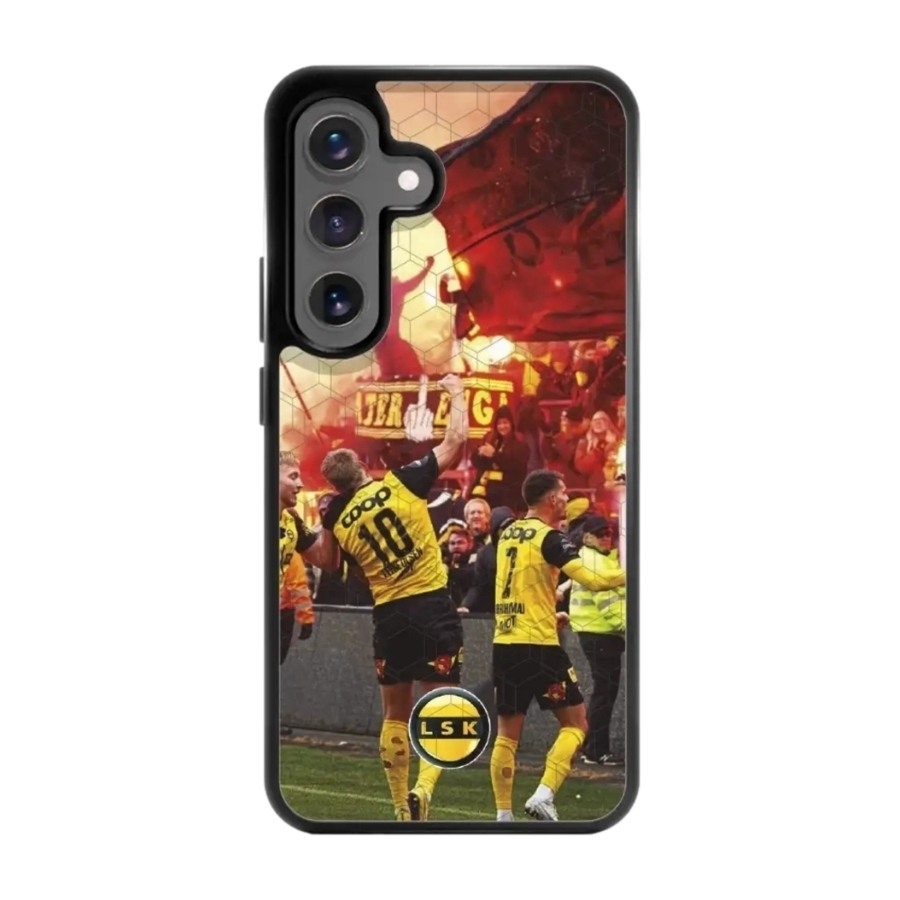 Phonecases3D Samsung Galaxy S25 Lillestrøm SK 3D mobilcover, sort billede 1