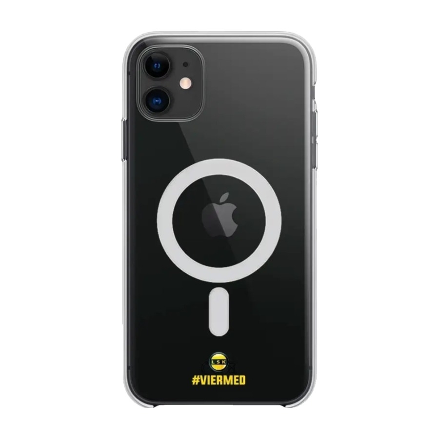 Phonecases3D iPhone 11 Lillestrøm SK Clear case (MagSafe) -mobilcover, sort billede 1