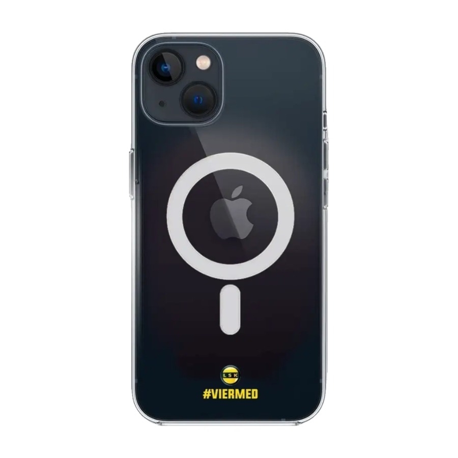 Phonecases3D iPhone 13 Lillestrøm SK Clear case (MagSafe) -mobilcover, sort billede 1