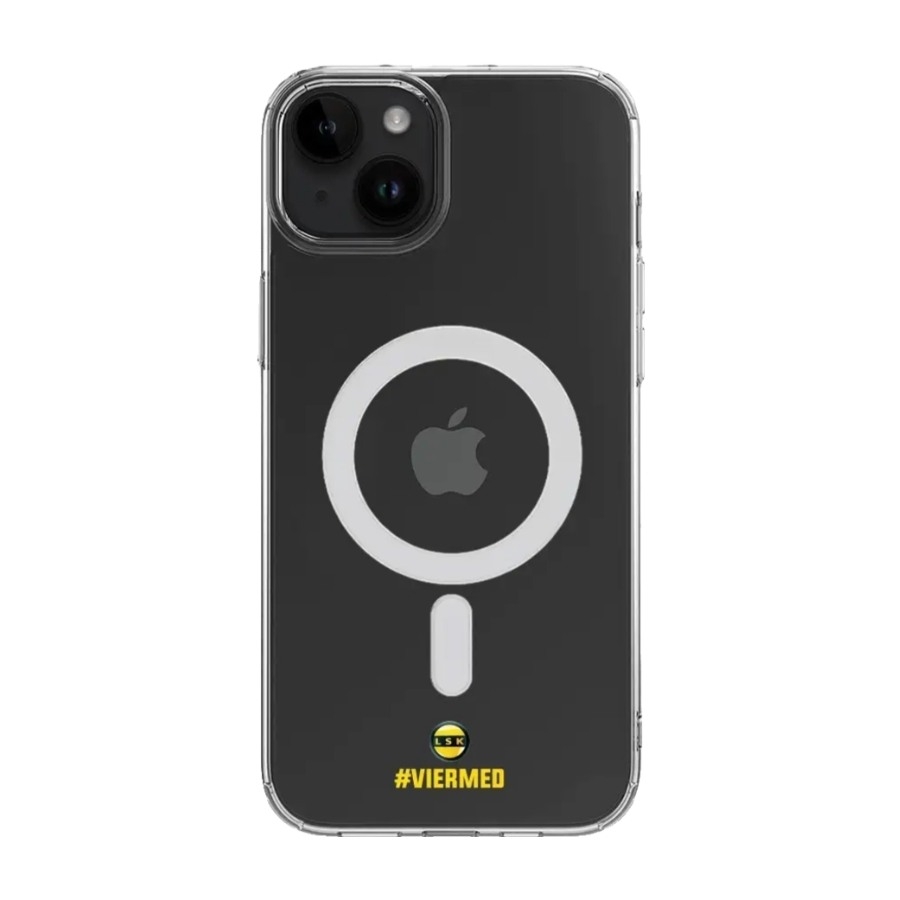 Phonecases3D iPhone 15 Lillestrøm SK Clear case (MagSafe) -mobilcover, sort billede 1
