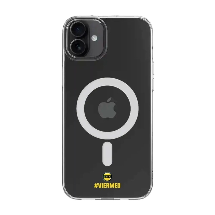 Phonecases3D iPhone 16 Lillestrøm SK Clear case (MagSafe) -mobilcover, sort billede 1