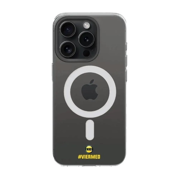 Phonecases3D iPhone 16 Pro Lillestrøm SK Clear case (MagSafe) -mobilcover, sort billede 1