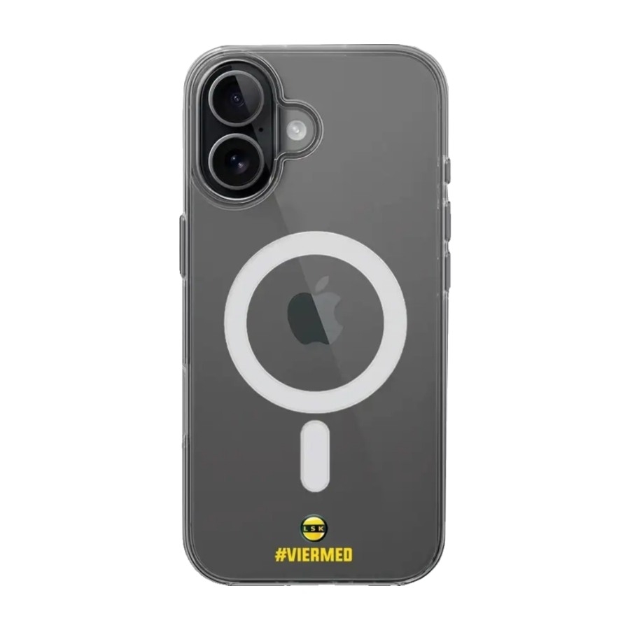 Phonecases3D iPhone 17 Lillestrøm SK Clear case (MagSafe) -mobilcover, sort billede 1
