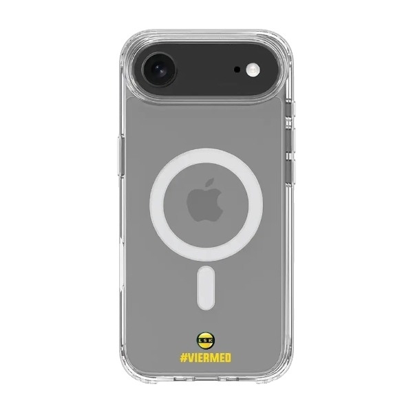Phonecases3D iPhone Air Lillestrøm SK Clear case (MagSafe) -mobilcover, sort billede 1