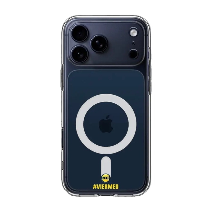 Phonecases3D iPhone 17 Pro Max Lillestrøm SK Clear case (MagSafe) -mobilcover, sort billede 1