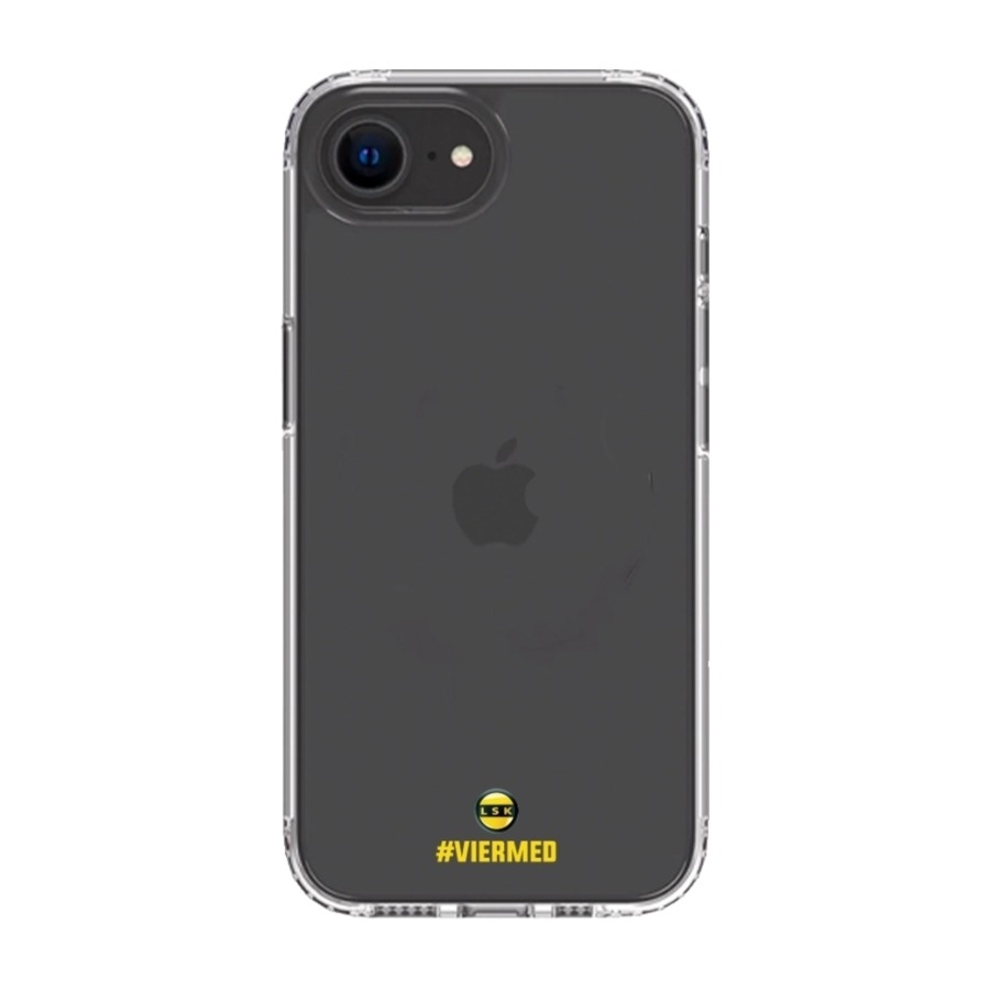 Phonecases3D iPhone 17e/16e Lillestrøm SK Clear case -mobilcover, sort billede 1