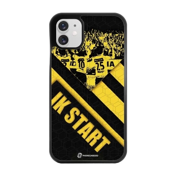 Phonecases3D iPhone 11 IK Start 3D mobilcover, sort billede 1