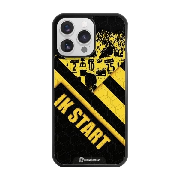Phonecases3D iPhone 16 Pro Max IK Start 3D mobilcover, sort billede 1
