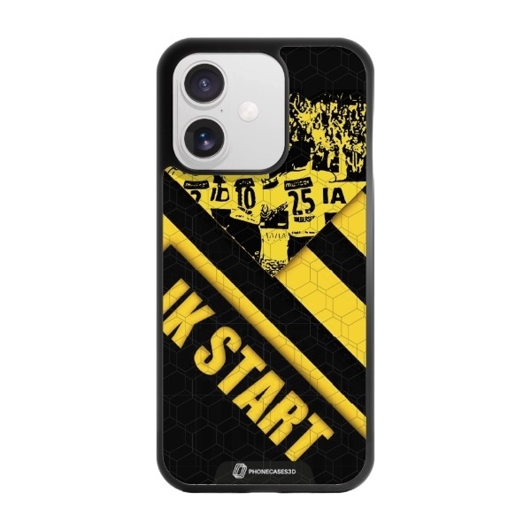 Phonecases3D iPhone 17 IK Start 3D mobilcover, sort billede 1