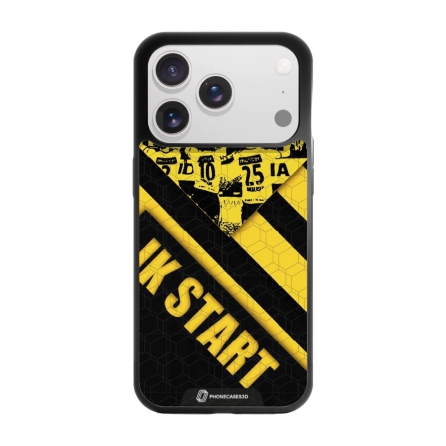 Phonecases3D iPhone 17 Pro IK Start 3D mobilcover, sort billede 1