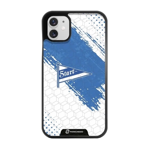 Phonecases3D iPhone 11 IK Start 3D mobilcover, sort billede 1