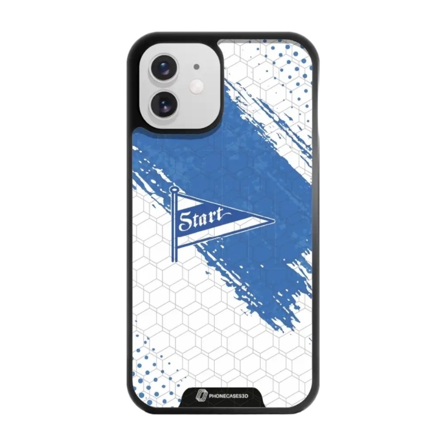 Phonecases3D iPhone 12 IK Start 3D mobilcover, sort billede 1