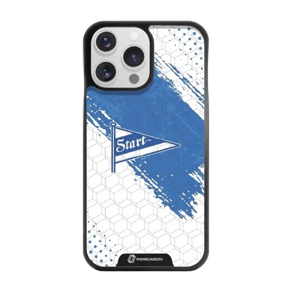 Phonecases3D iPhone 14 Pro IK Start 3D mobilcover, sort billede 1