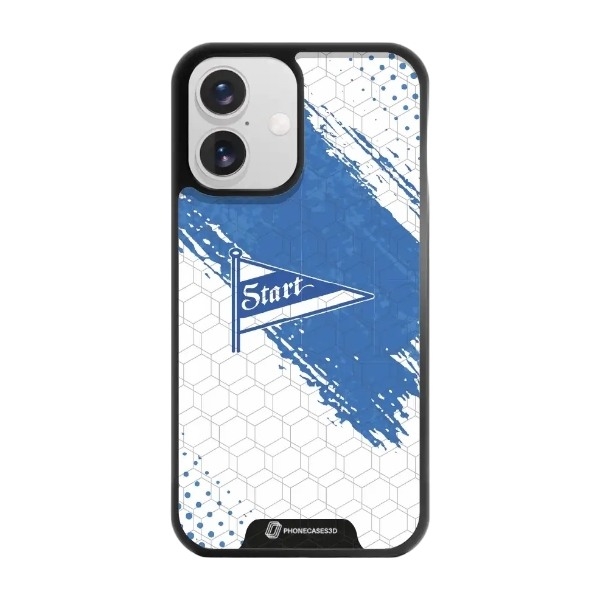 Phonecases3D iPhone 16 IK Start 3D mobilcover, sort billede 1