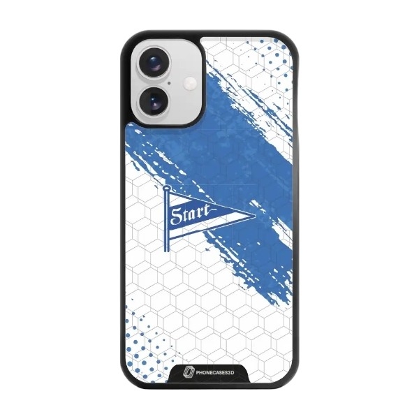 Phonecases3D iPhone 16 Plus IK Start 3D mobilcover, sort billede 1