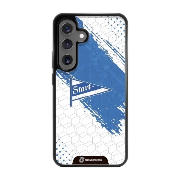 Phonecases3D Samsung Galaxy S25 IK Start 3D mobilcover, sort billede 1